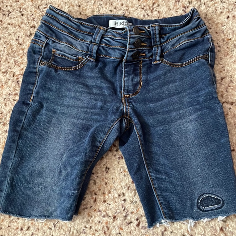 Muds Girls Bermuda Jean shorts